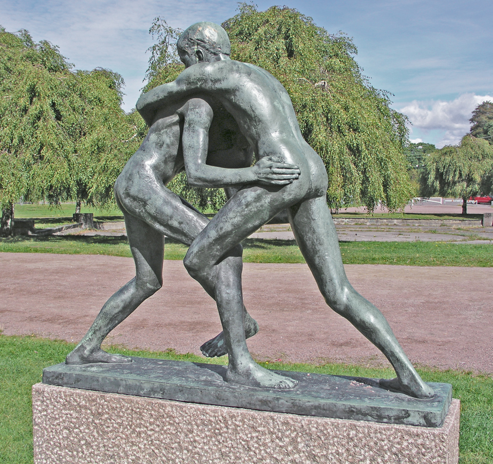 "Tampande pojkar", © Stig Blomberg. © Foto: Jan Peter Dahlqvist, 2018