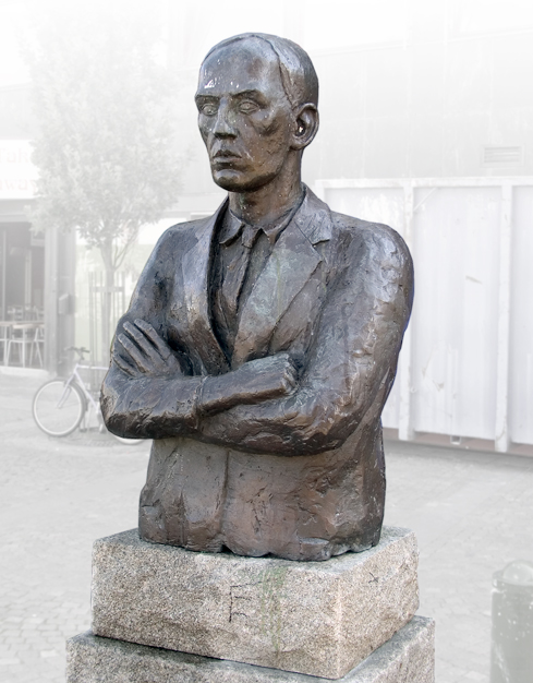 "Dan Andersson" © Britt-Marie Jern/Bildupphovsrätt 2018. © Foto: Jan Peter Dahlqvist, 2004