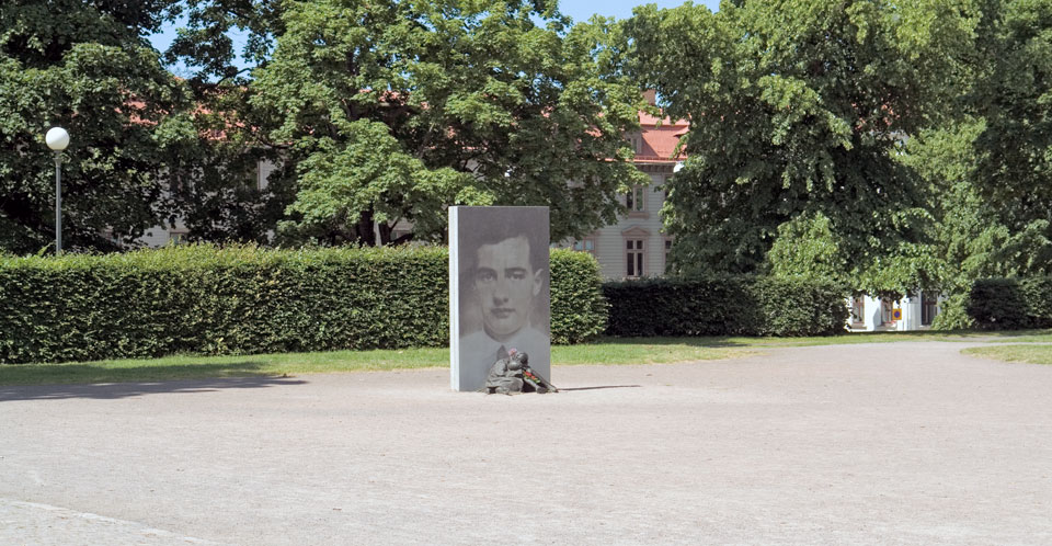 Minnesmärke - Raoul Wallenberg © Charlotte Gyllenhammar/Bildupphovsrätt 2018. © Foto: Jan Peter Dahlqvist, 2014