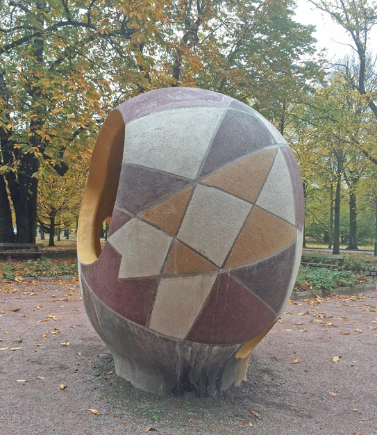 Egon Möller-Nielsen, "Ägget". © Foto: Jan Peter Dahlqvist, 2014