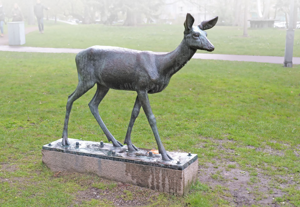 Arvid Knöppel, "Hjortdjur". © Foto: Jan Peter Dahlqvist, 2016