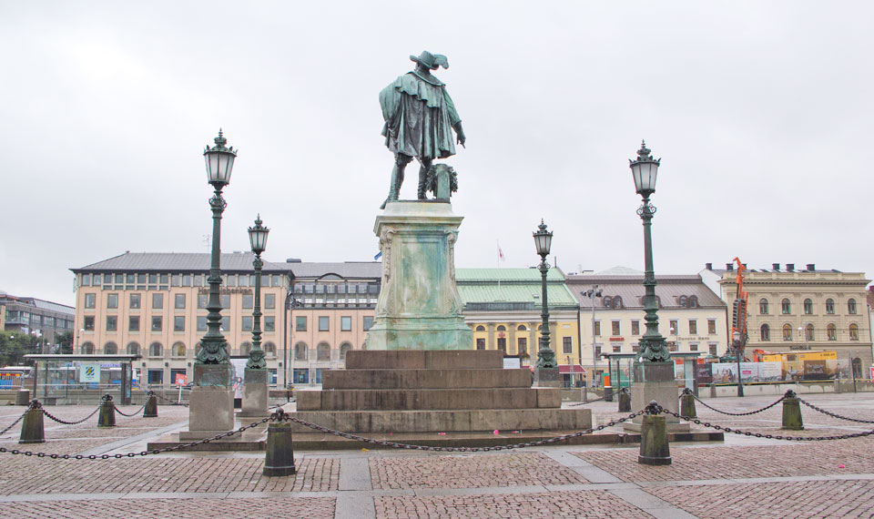 Beng Erland Fogelberg, "Gustaf II Adolf-statyn". © Foto: Jan Peter Dahlqvist, 2016
