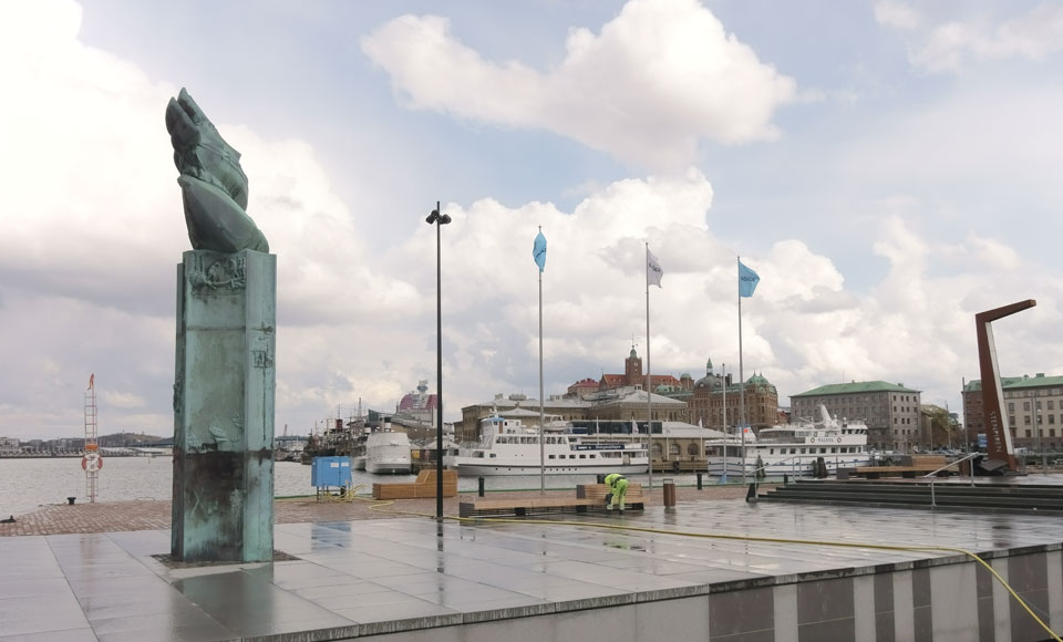 Delawaremonumentet © Carl Milles/Bildupphovsrätt 2018. © Foto: Jan Peter Dahlqvist, 2016