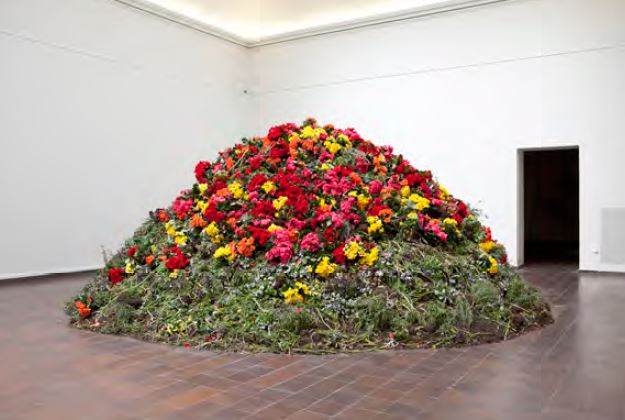 Installationsbilder från verket Transition på Göteborgs Konsthalls utställning Naturrum, 2014.