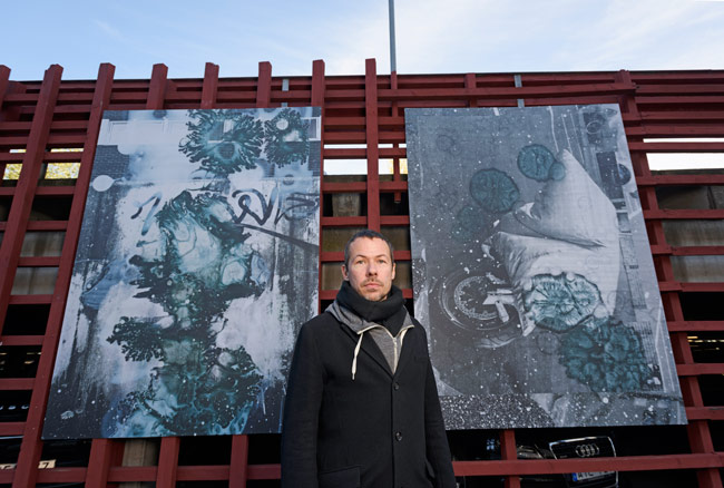 Konstnären Martin Formgren. Foto: Markus Andersson