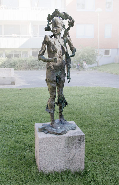 Jerd Mellander, "Skogskvinnan", brons. © Foto: Jan Peter Dahlqvist, 2016