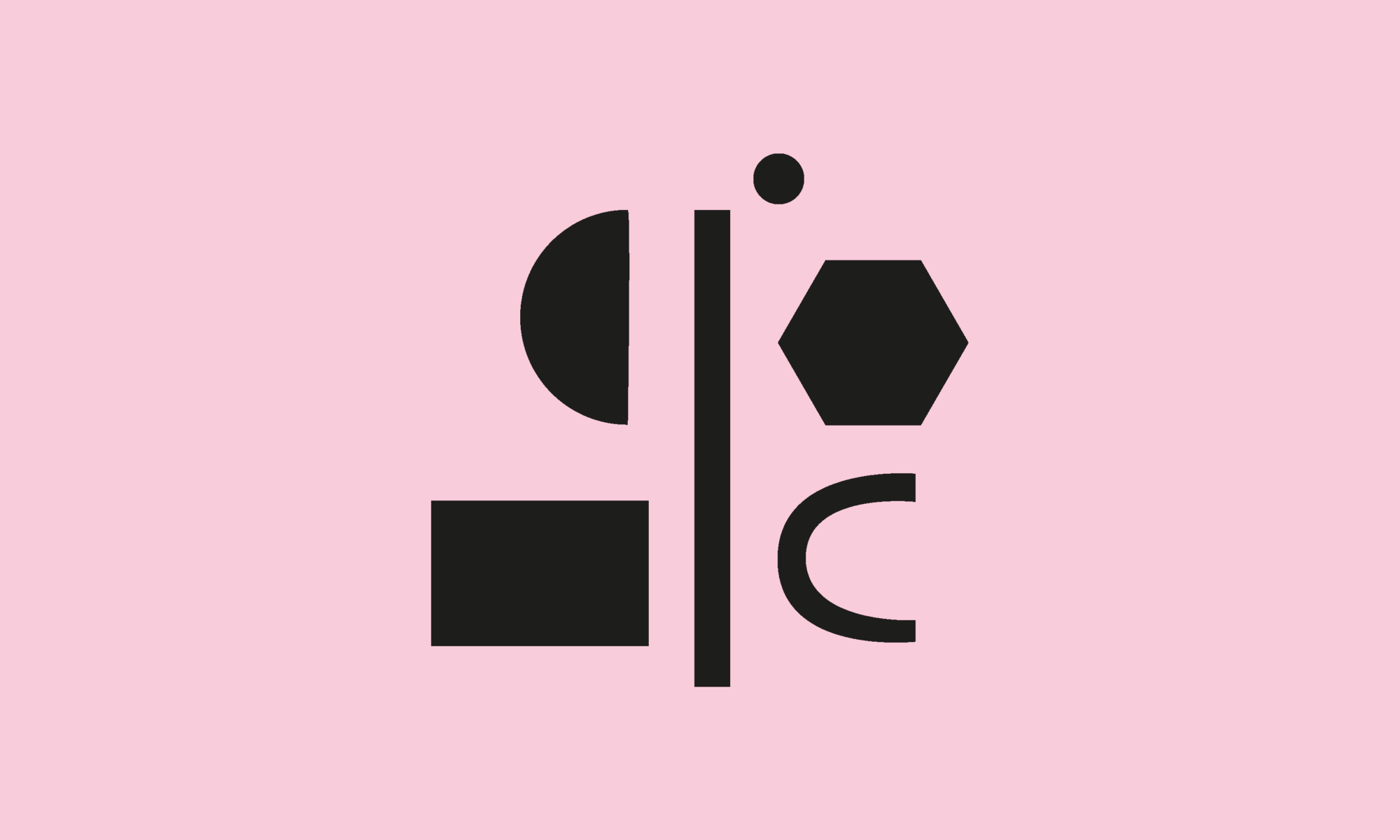 Dekorativ bild med symboler