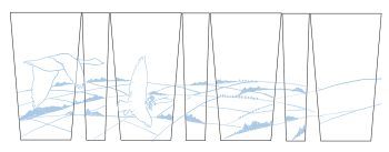 En av konstnärens skisser