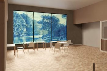 Anna Ekmans skissförslag ”Där floden möter havet”.