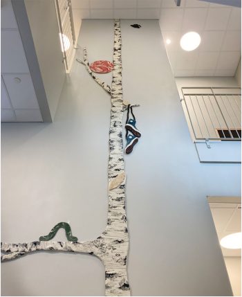 ”När björkarna viskar här är där du är” av Moa Lönn och Karin Auran Frankenstein